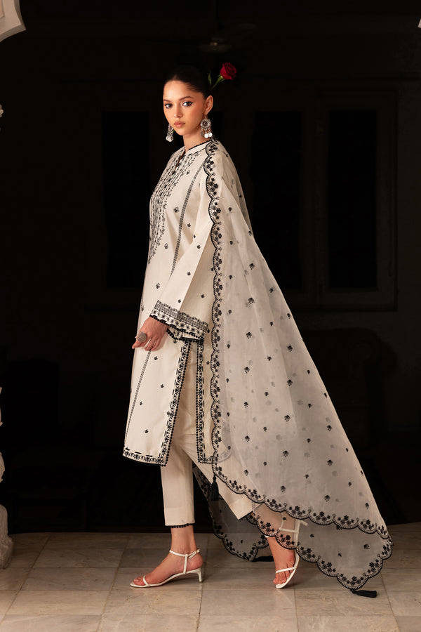 Zarif | Summer Lawn 26 | YARA - Luxury Dress - available at Maria Faisal in UK and USA.