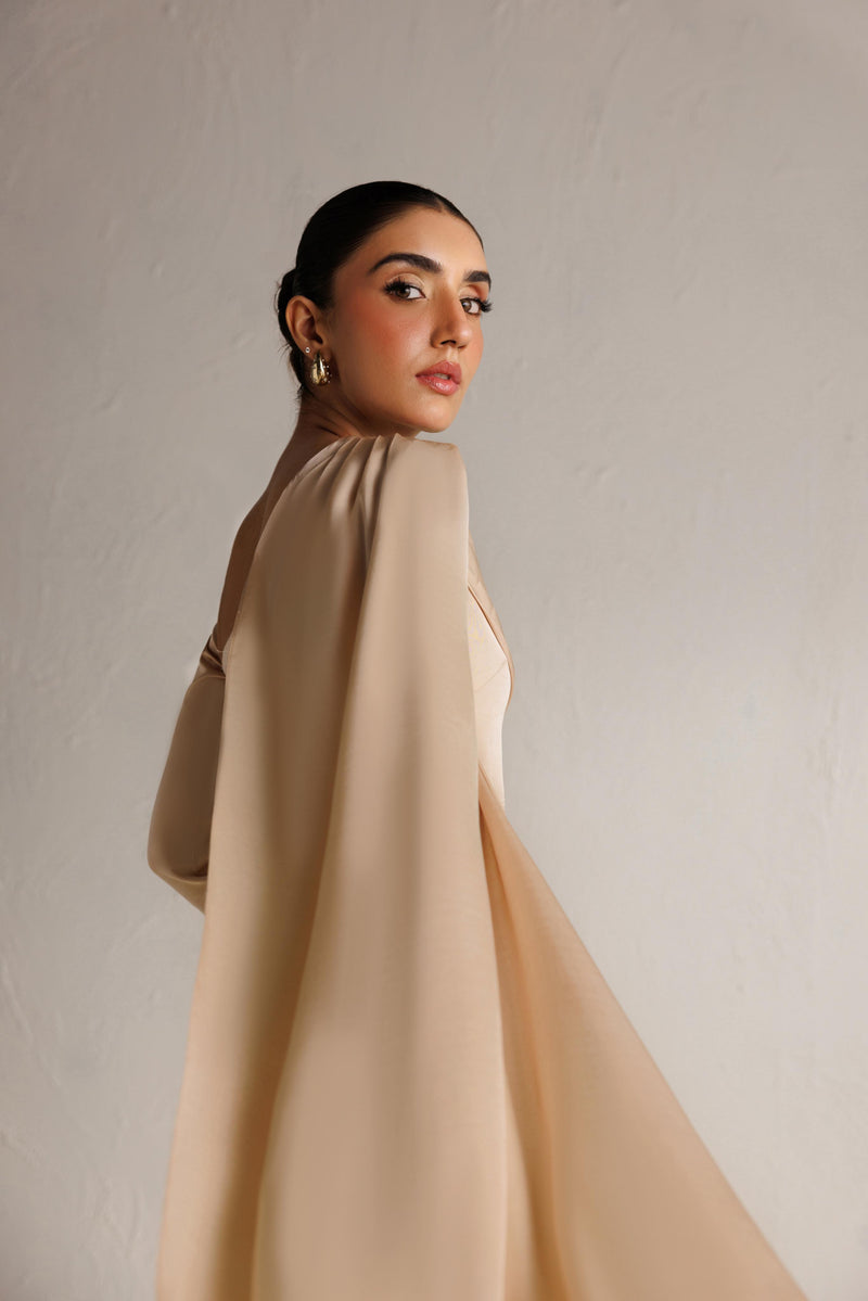 Caia | Basics 26 | Look 27 - Luxury Dress - available at Maria Faisal in UK and USA.