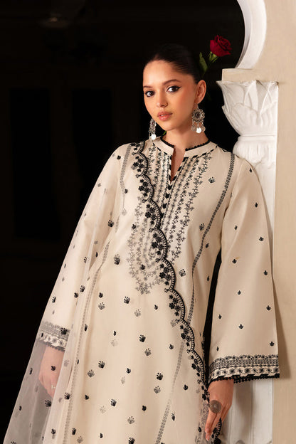 Zarif | Summer Lawn 26 | YARA - Luxury Dress - available at Maria Faisal in UK and USA.