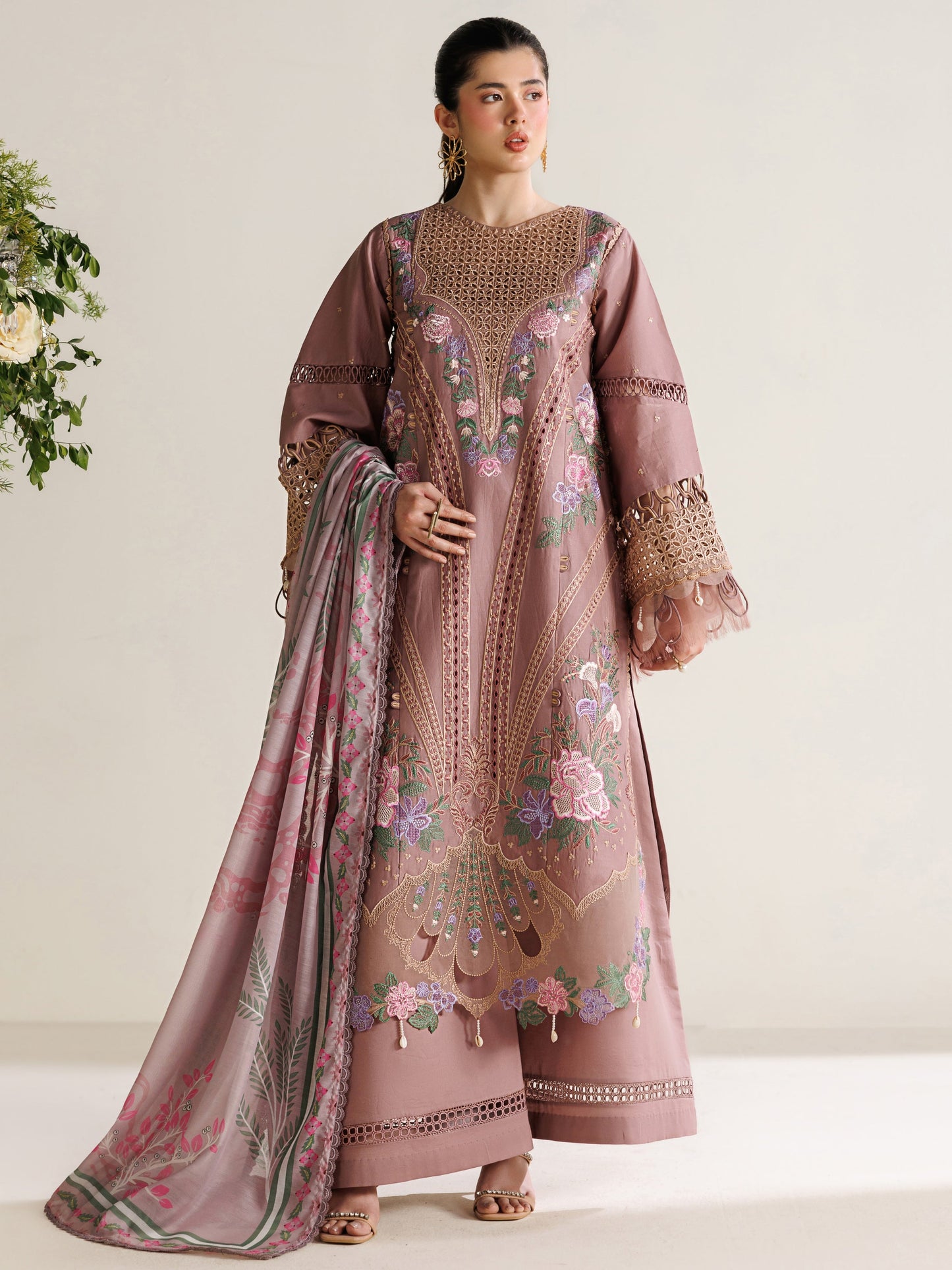 Parishay | Marbella Summer Lawn 26 | MB-01 - Luxury Dress - available at Maria Faisal in UK and USA.
