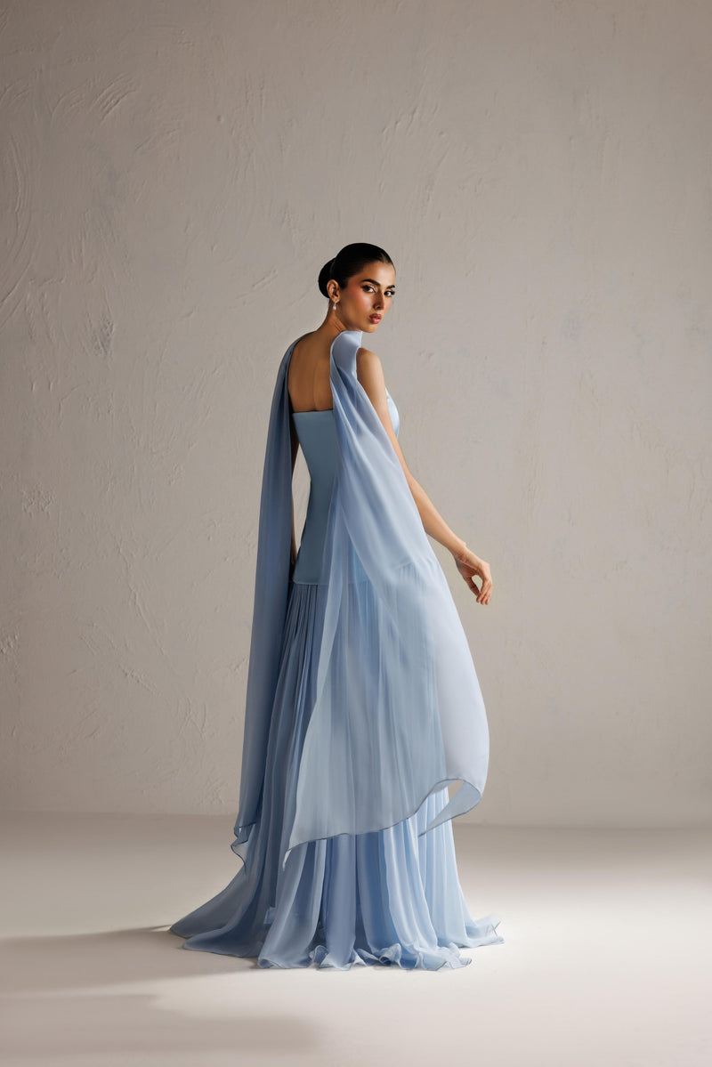 Caia | Basics 26 | Look 11 - Luxury Dress - available at Maria Faisal in UK and USA.