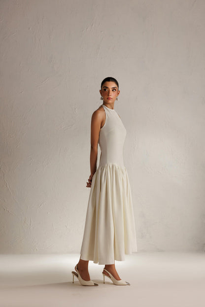 Caia | Basics 26 | Look 25 - Luxury Dress - available at Maria Faisal in UK and USA.
