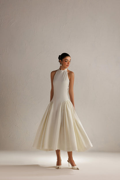 Caia | Basics 26 | Look 25 - Luxury Dress - available at Maria Faisal in UK and USA.