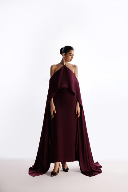 Caia | Basics 26 | Look 18 - Luxury Dress - available at Maria Faisal in UK and USA.