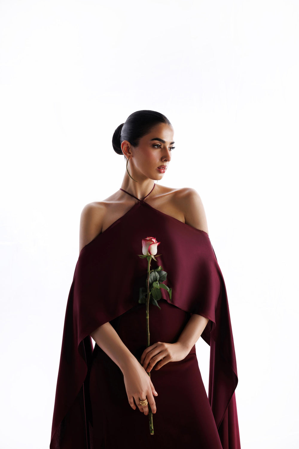 Caia | Basics 26 | Look 18 - Luxury Dress - available at Maria Faisal in UK and USA.