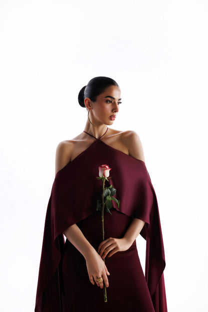 Caia | Basics 26 | Look 18 - Luxury Dress - available at Maria Faisal in UK and USA.