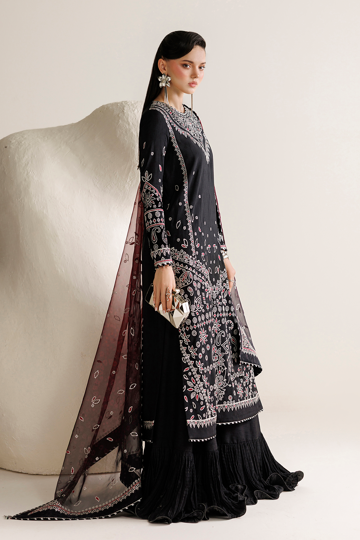 Jazmin | Mirelle Luxury Formals 26 | UR-7091 - Formal Dress - available at Maria Faisal in UK and USA.
