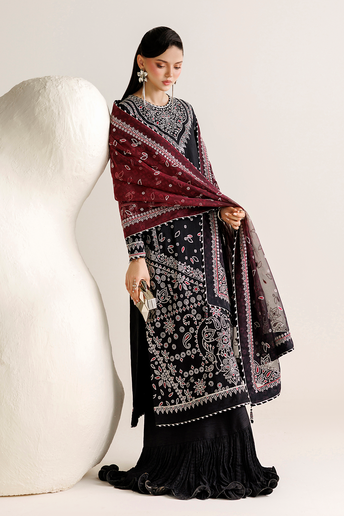 Jazmin | Mirelle Luxury Formals 26 | UR-7091 - Formal Dress - available at Maria Faisal in UK and USA.