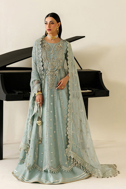 Alizeh | Aymal Luxury Bamber Chiffon | AF-BHM-4070-Sinoor - Formal Dress - available at Maria Faisal in UK and USA.