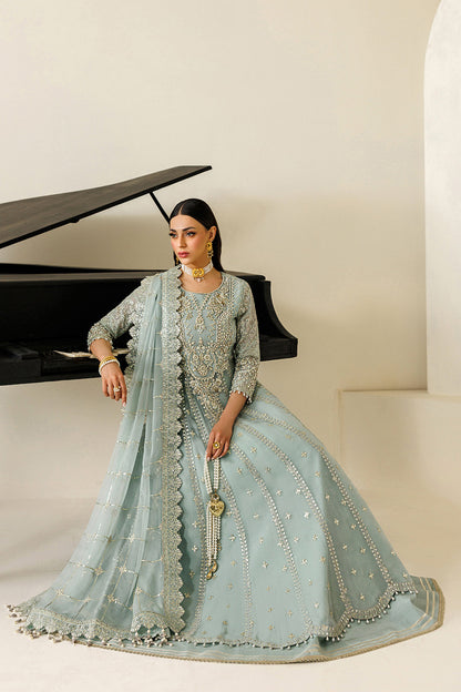 Alizeh | Aymal Luxury Bamber Chiffon | AF-BHM-4070-Sinoor - Formal Dress - available at Maria Faisal in UK and USA.