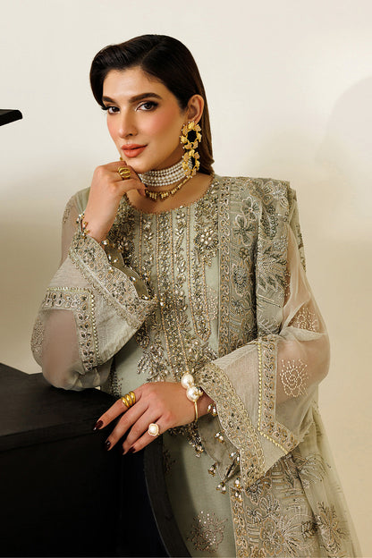 Alizeh | Aymal Luxury Bamber Chiffon | AF-BHM-4072-Javi - Formal Dress - available at Maria Faisal in UK and USA.