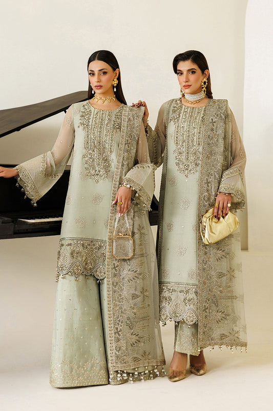 Alizeh | Aymal Luxury Bamber Chiffon | AF-BHM-4072-Javi - Formal Dress - available at Maria Faisal in UK and USA.