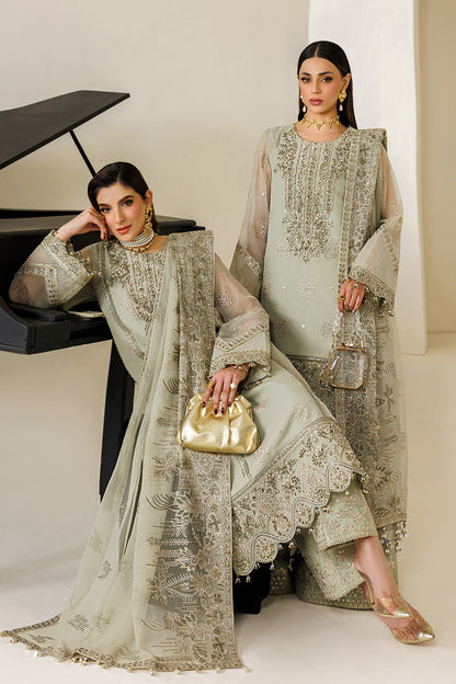 Alizeh | Aymal Luxury Bamber Chiffon | AF-BHM-4072-Javi - Formal Dress - available at Maria Faisal in UK and USA.