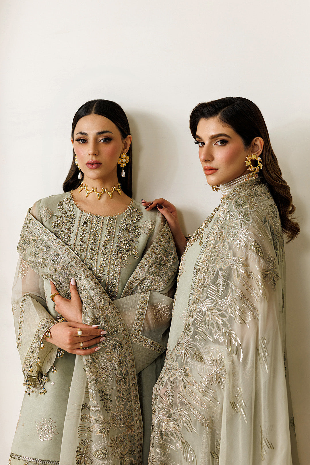 Alizeh | Aymal Luxury Bamber Chiffon | AF-BHM-4072-Javi - Formal Dress - available at Maria Faisal in UK and USA.