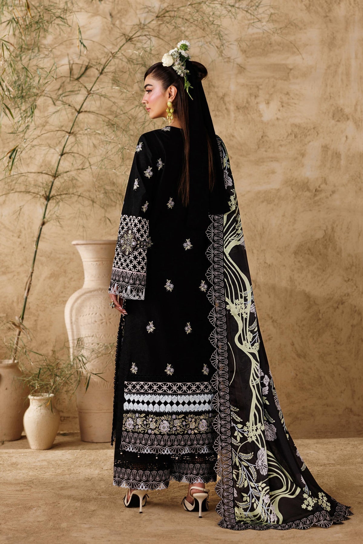 Akbar Aslam | Elea Lawn 26 | Alesse - Luxury Dress - available at Maria Faisal in UK and USA.