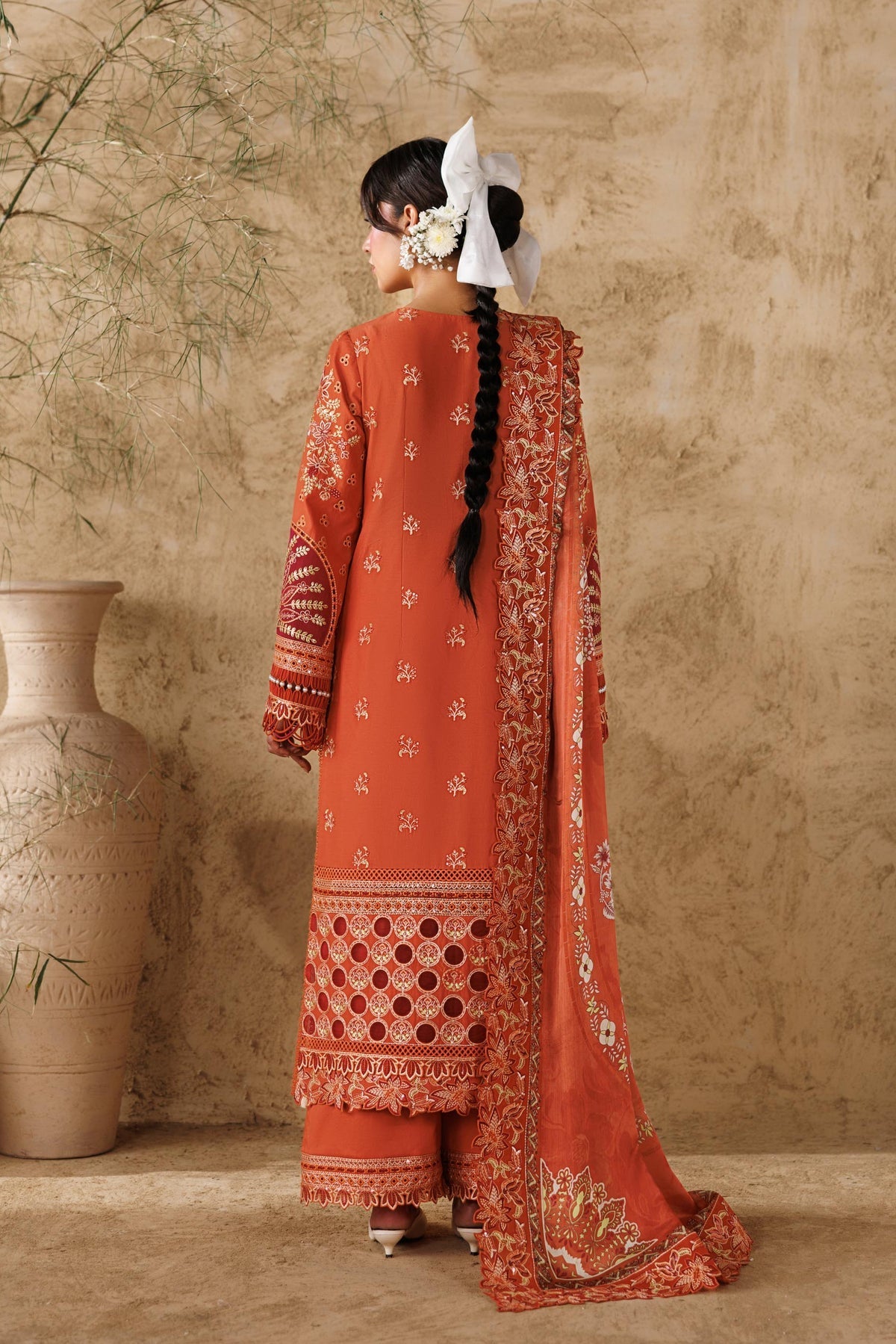Akbar Aslam | Elea Lawn 26 | Alpine - Luxury Dress - available at Maria Faisal in UK and USA.