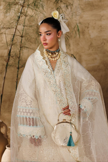 Akbar Aslam | Elea Lawn 26 | Sylvan - Luxury Dress - available at Maria Faisal in UK and USA.
