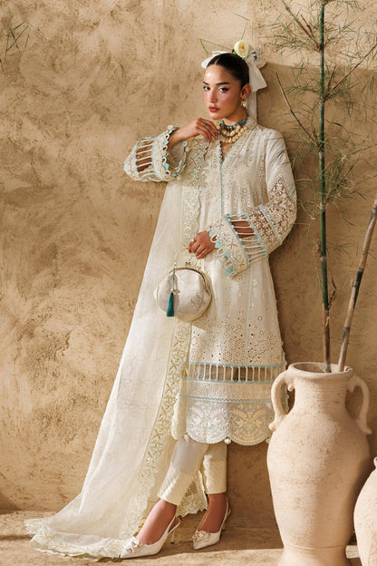 Akbar Aslam | Elea Lawn 26 | Sylvan - Luxury Dress - available at Maria Faisal in UK and USA.
