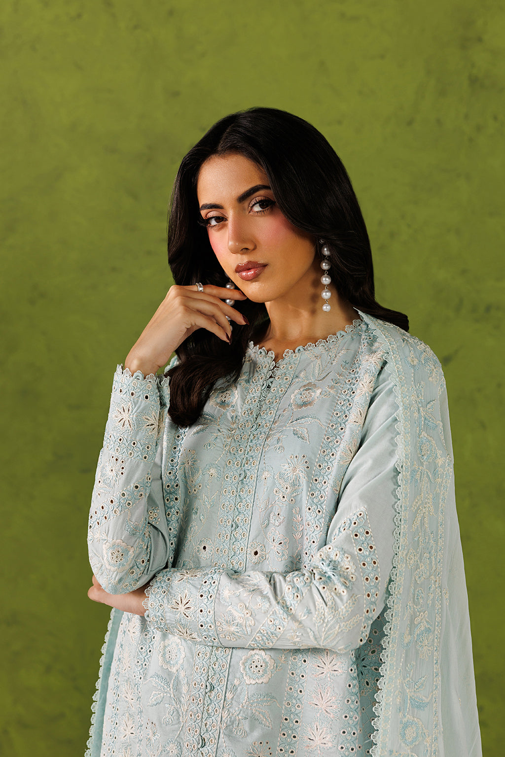 Emaan Adeel | Elevated Essentials 26 |SORELLE - Luxury Dress - available at Maria Faisal in UK and USA.