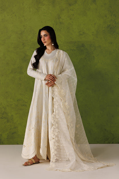 Emaan Adeel | Elevated Essentials 26 | IVORY EDIT - Luxury Dress - available at Maria Faisal in UK and USA.