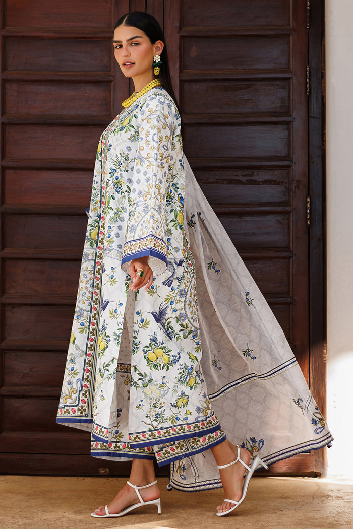 Jazmin | Summer Lawn 26 | USE-9302 - Dress - available at Maria Faisal in UK and USA.