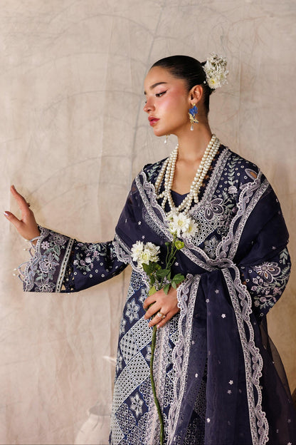 Akbar Aslam | Elea Lawn 26 | Veloure - Luxury Dress - available at Maria Faisal in UK and USA.