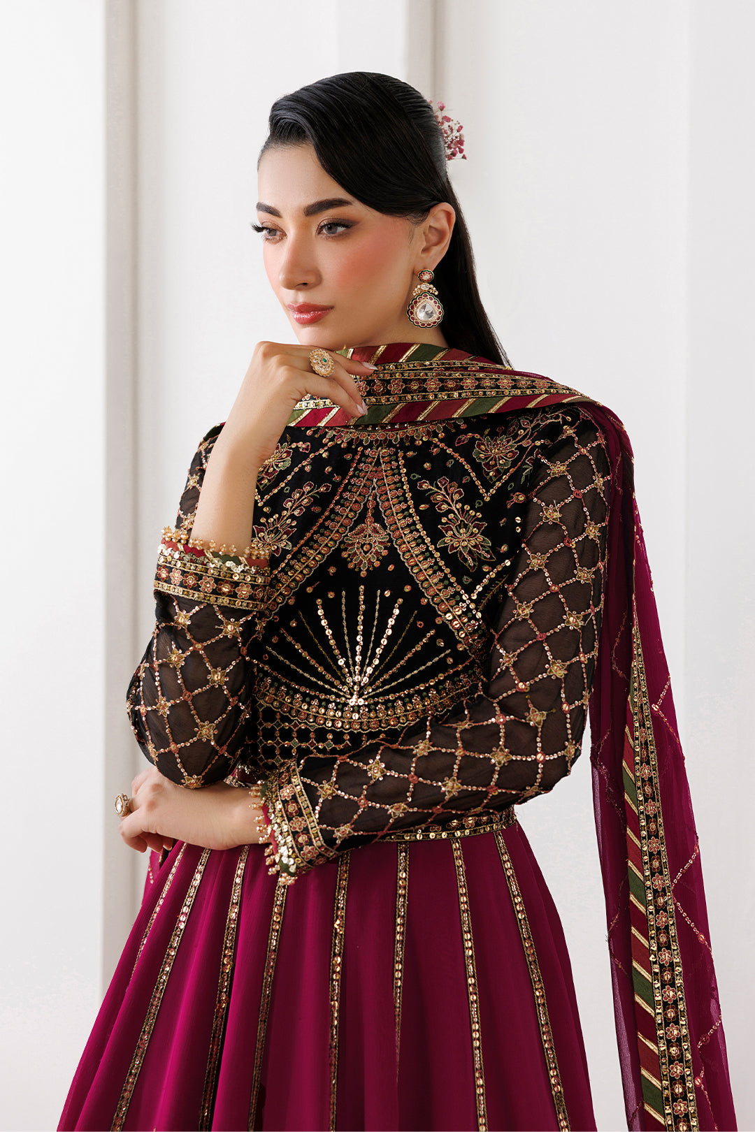 Alizeh | La Ruhe Formals | AF-CH-2265-Nevra - Formal Dress - available at Maria Faisal in UK and USA.