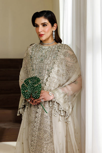 Alizeh | Aymal Luxury Bamber Chiffon | AF-BHM-4074-Navya - Formal Dress - available at Maria Faisal in UK and USA.