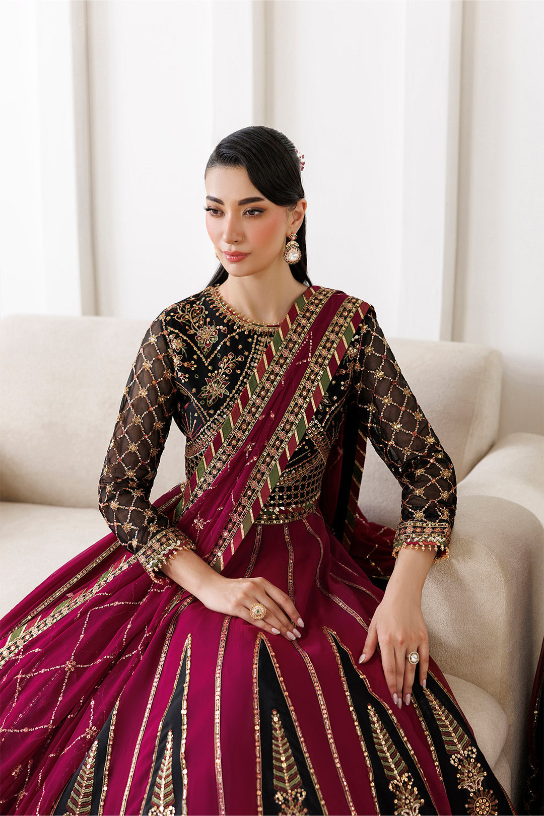 Alizeh | La Ruhe Formals | AF-CH-2265-Nevra - Formal Dress - available at Maria Faisal in UK and USA.