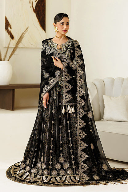 Alizeh | Aymal Luxury Bamber Chiffon | AF-BHM-4073-Blanc - Formal Dress - available at Maria Faisal in UK and USA.