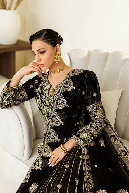 Alizeh | Aymal Luxury Bamber Chiffon | AF-BHM-4073-Blanc - Formal Dress - available at Maria Faisal in UK and USA.