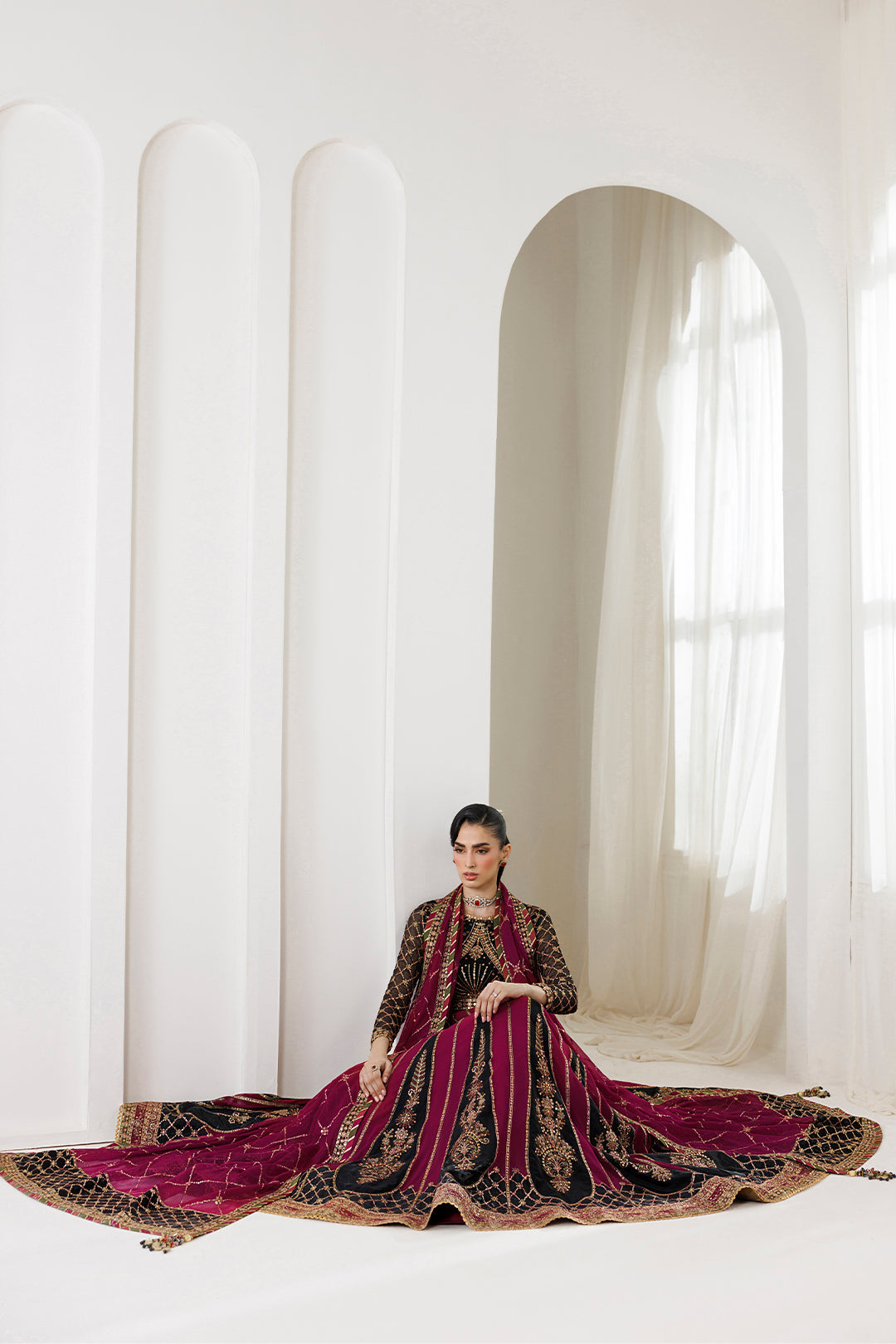Alizeh | La Ruhe Formals | AF-CH-2265-Nevra - Formal Dress - available at Maria Faisal in UK and USA.