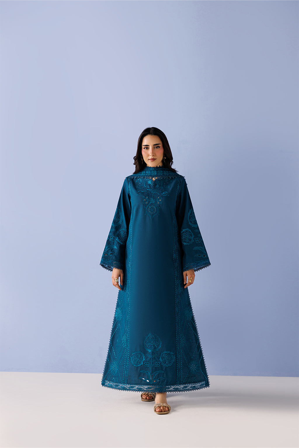 Emaan Adeel | Elevated Essentials 26 | AVENOIR - Luxury Dress - available at Maria Faisal in UK and USA.