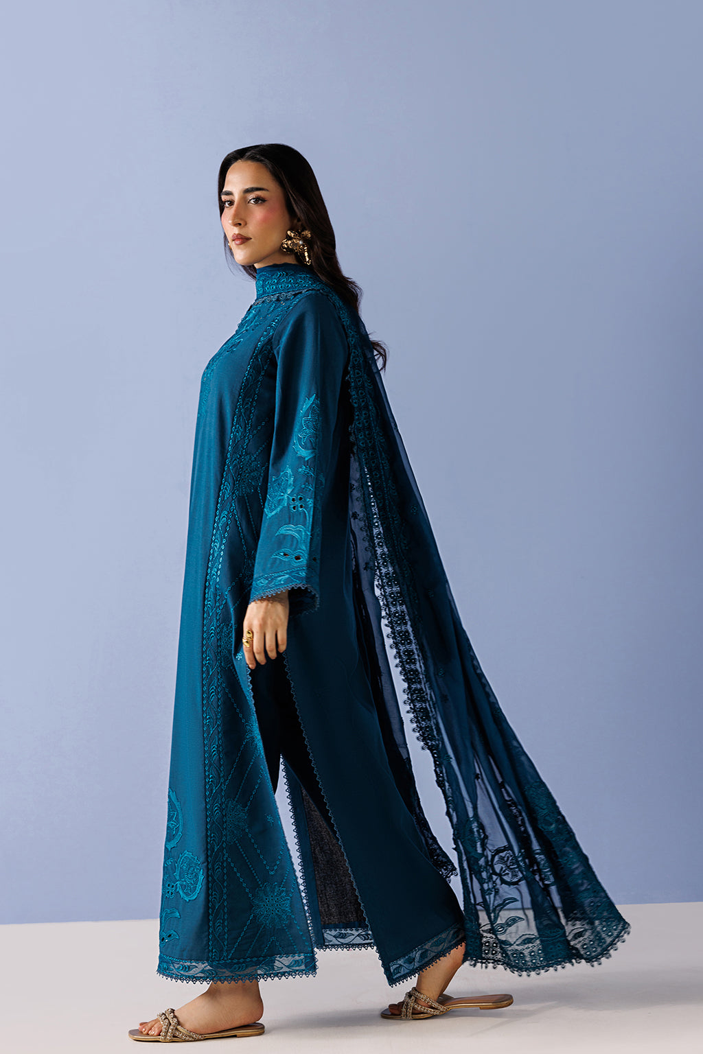 Emaan Adeel | Elevated Essentials 26 | AVENOIR - Luxury Dress - available at Maria Faisal in UK and USA.