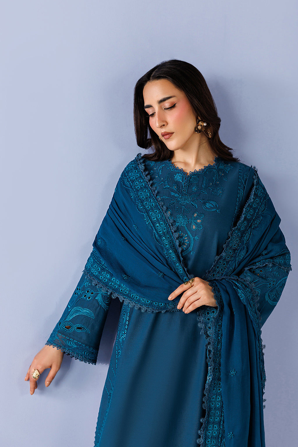 Emaan Adeel | Elevated Essentials 26 | AVENOIR - Luxury Dress - available at Maria Faisal in UK and USA.