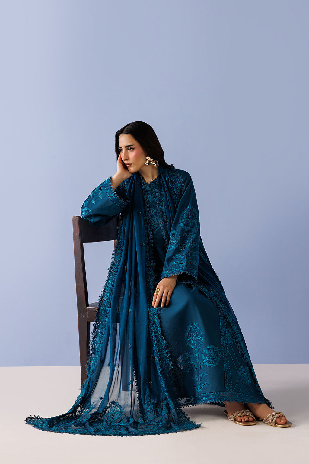 Emaan Adeel | Elevated Essentials 26 | AVENOIR - Luxury Dress - available at Maria Faisal in UK and USA.