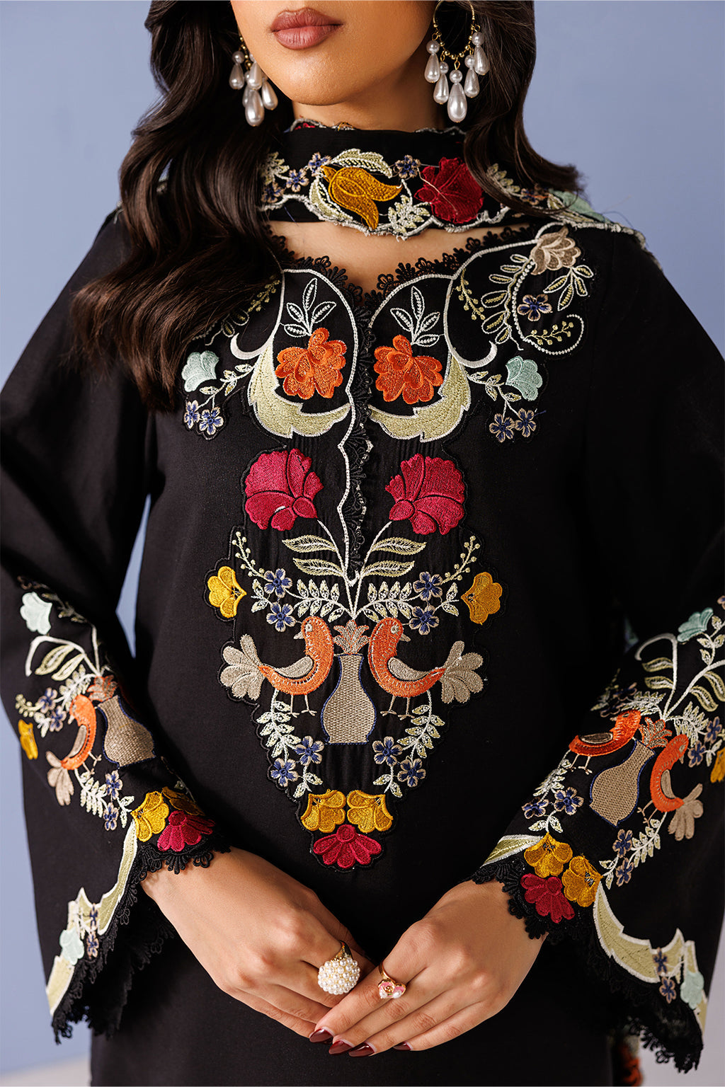 Emaan Adeel | Elevated Essentials 26 | LURELLE - Luxury Dress - available at Maria Faisal in UK and USA.