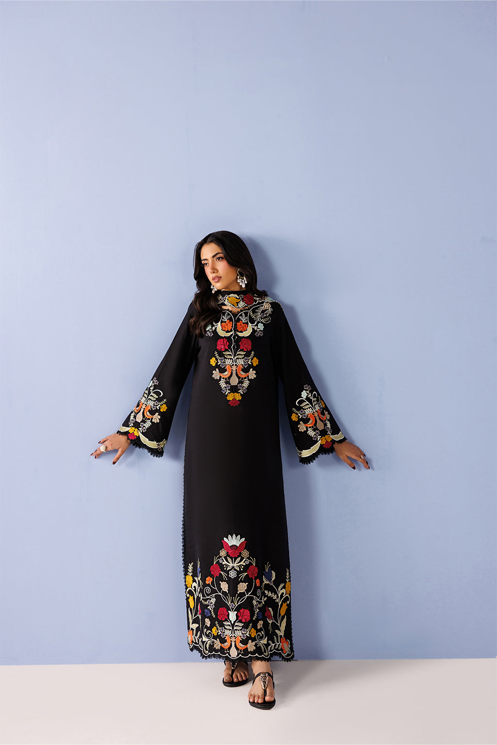 Emaan Adeel | Elevated Essentials 26 | LURELLE - Luxury Dress - available at Maria Faisal in UK and USA.