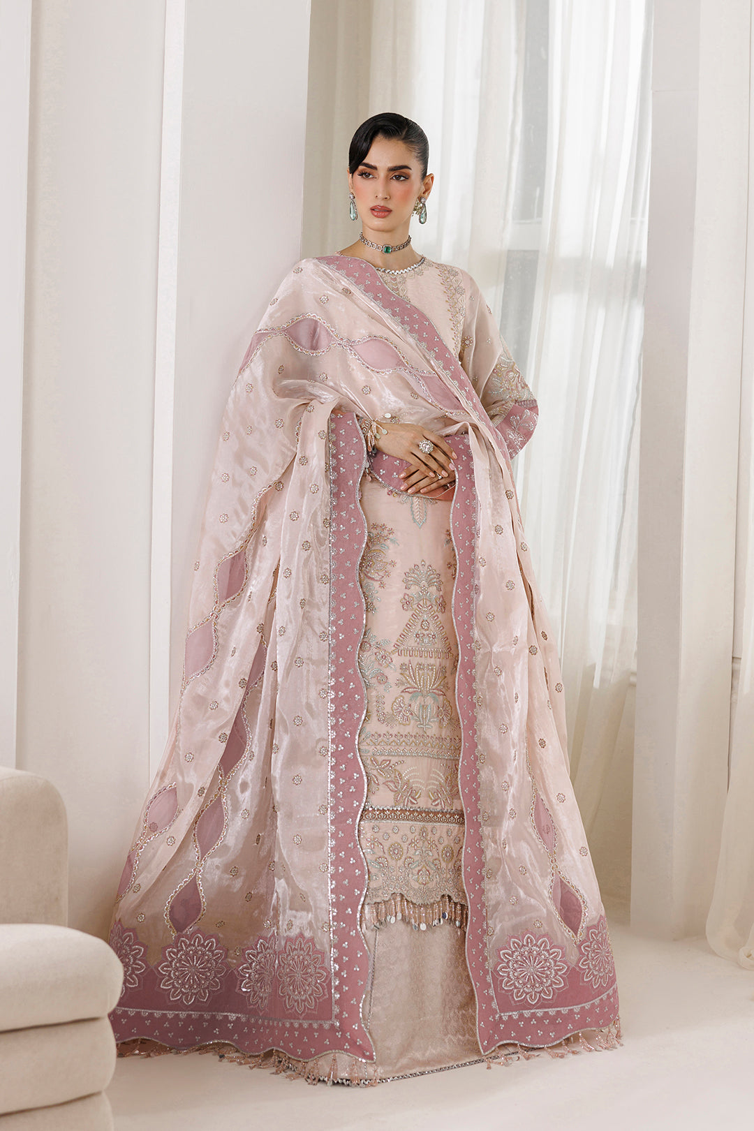 Alizeh | La Ruhe Formals | AF-CH-2262-Taurus - Formal Dress - available at Maria Faisal in UK and USA.