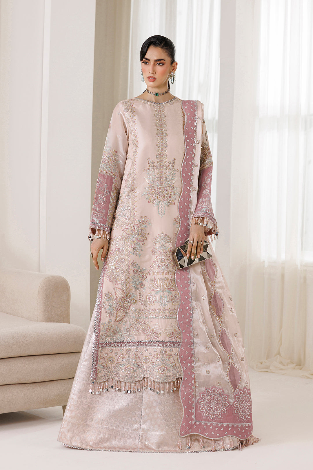 Alizeh | La Ruhe Formals | AF-CH-2262-Taurus - Formal Dress - available at Maria Faisal in UK and USA.