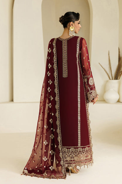 Alizeh | Aymal Luxury Bamber Chiffon | AF-BHM-4071-Lira - Formal Dress - available at Maria Faisal in UK and USA.