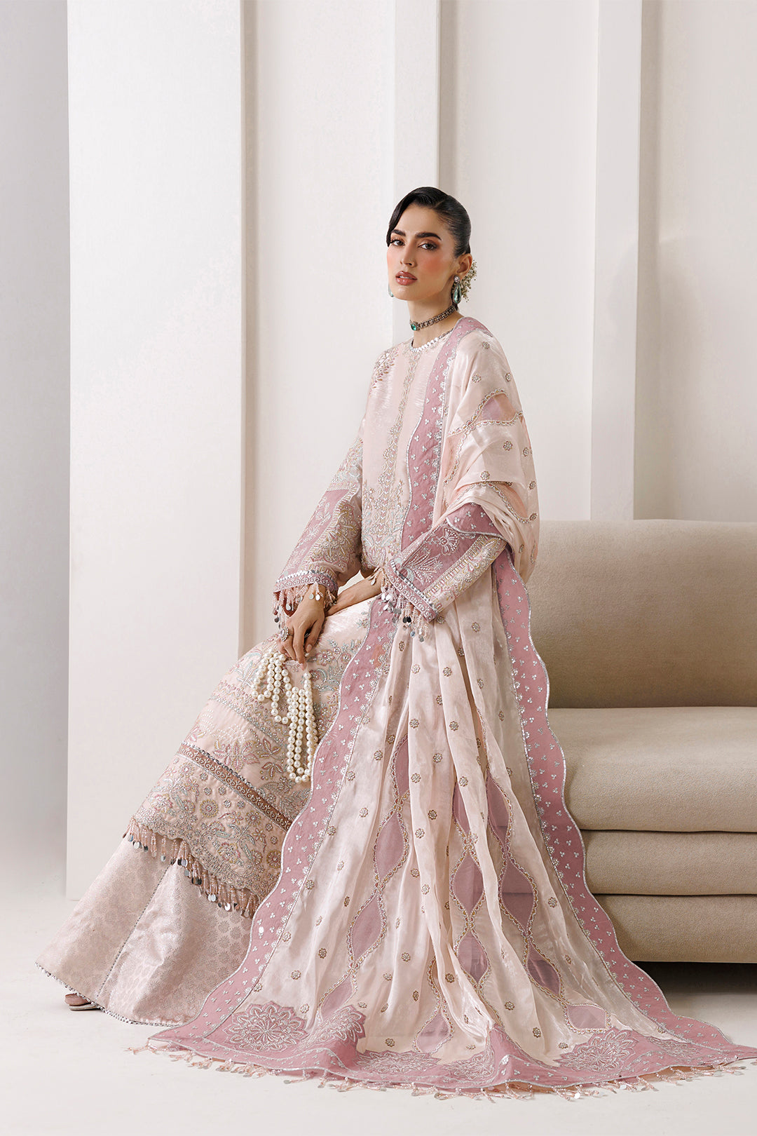 Alizeh | La Ruhe Formals | AF-CH-2262-Taurus - Formal Dress - available at Maria Faisal in UK and USA.