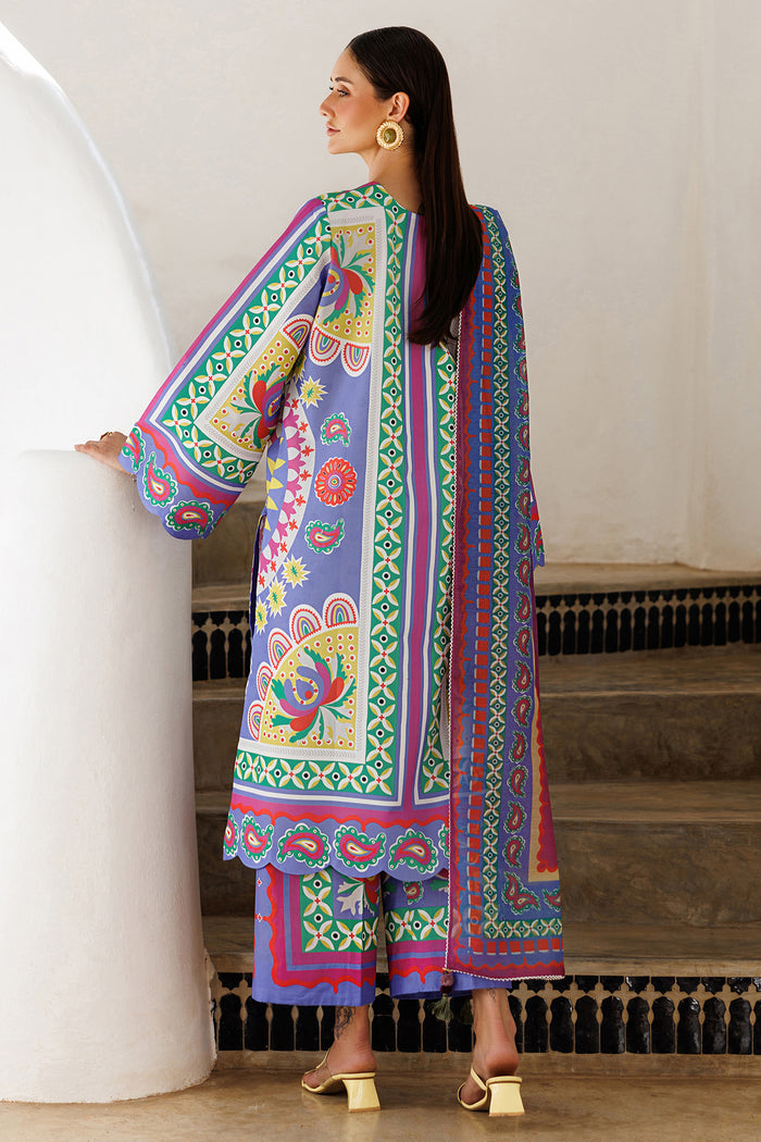 Jazmin | Summer Lawn 26 | USE-9323 - Dress - available at Maria Faisal in UK and USA.