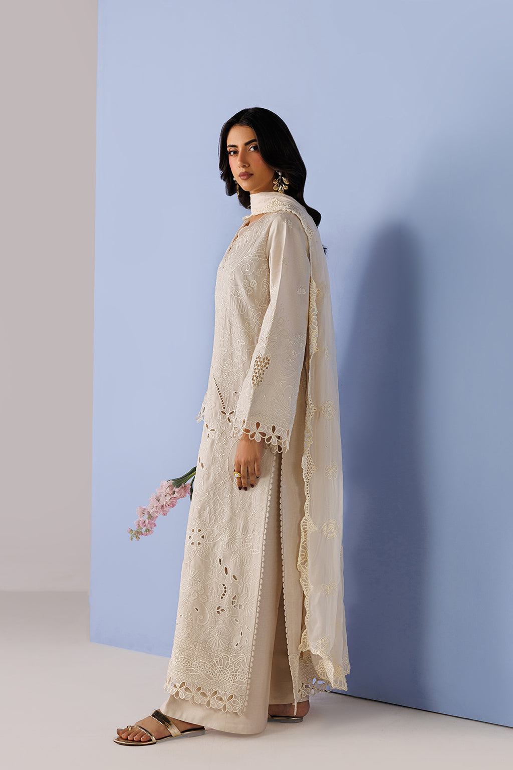 Emaan Adeel | Elevated Essentials 26 | VEYRA - Luxury Dress - available at Maria Faisal in UK and USA.