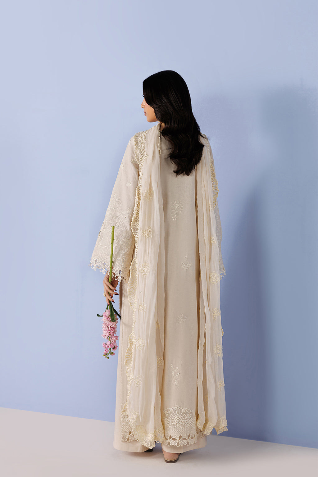 Emaan Adeel | Elevated Essentials 26 | VEYRA - Luxury Dress - available at Maria Faisal in UK and USA.