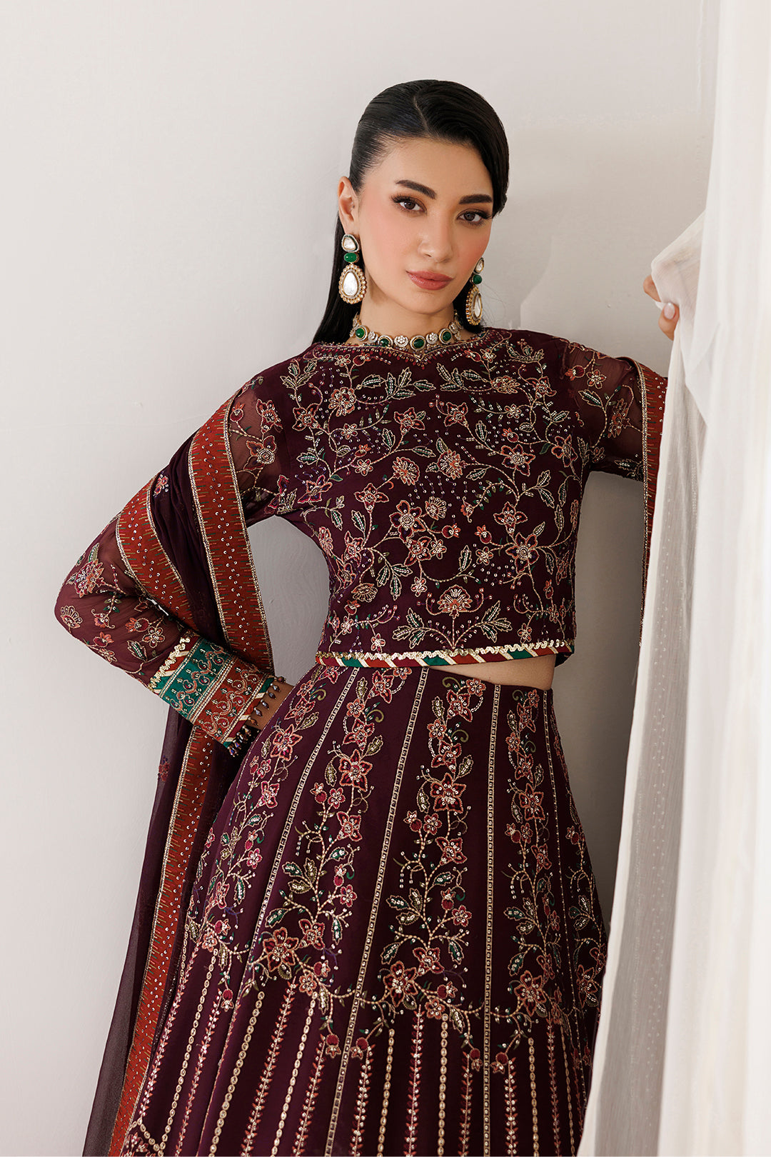 Alizeh | La Ruhe Formals | AF-CH-2267-Dawn - Formal Dress - available at Maria Faisal in UK and USA.