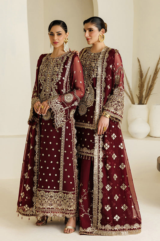 Alizeh | Aymal Luxury Bamber Chiffon | AF-BHM-4071-Lira - Formal Dress - available at Maria Faisal in UK and USA.