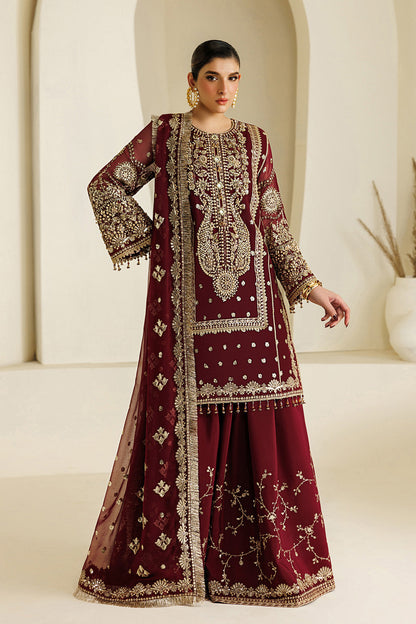 Alizeh | Aymal Luxury Bamber Chiffon | AF-BHM-4071-Lira - Formal Dress - available at Maria Faisal in UK and USA.