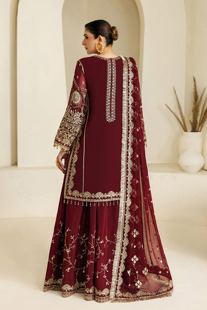 Alizeh | Aymal Luxury Bamber Chiffon | AF-BHM-4071-Lira - Formal Dress - available at Maria Faisal in UK and USA.