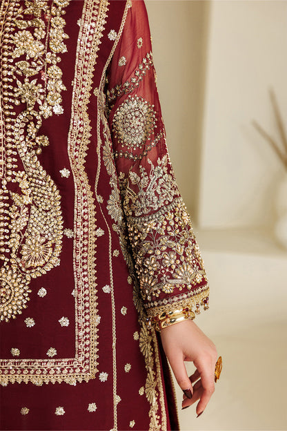 Alizeh | Aymal Luxury Bamber Chiffon | AF-BHM-4071-Lira - Formal Dress - available at Maria Faisal in UK and USA.